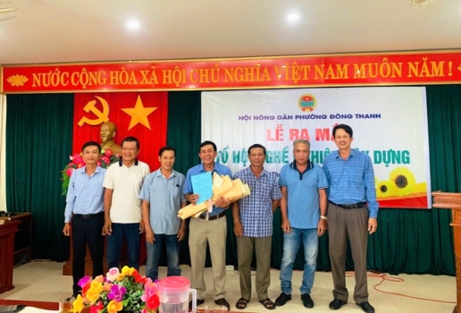 Hội Nông dân phường Đông Thanh ra mắt tổ Hội nghề nghiệp