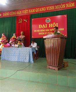 Đại hội Chi Hội Nông dân thôn Lan Đình, xã Gio Phong, nhiệm kỳ 2022-2027