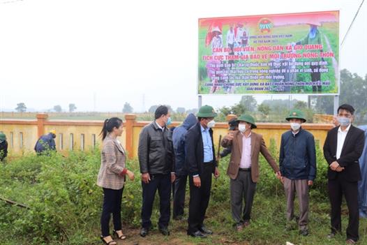 Hội Nông dân xã Gio Quang tích cực tham gia bảo vệ môi trường   