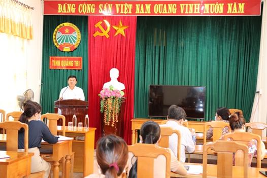 Chi bộ cơ quan Hội Nông dân tỉnh học tập, quán triệt và triển khai Nghị quyết Đại hội XIII của Đảng