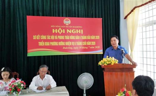 Hội Nông dân huyện Đakrông sơ kết công tác Hội và phong trào nông dân 6 tháng đầu năm 2020