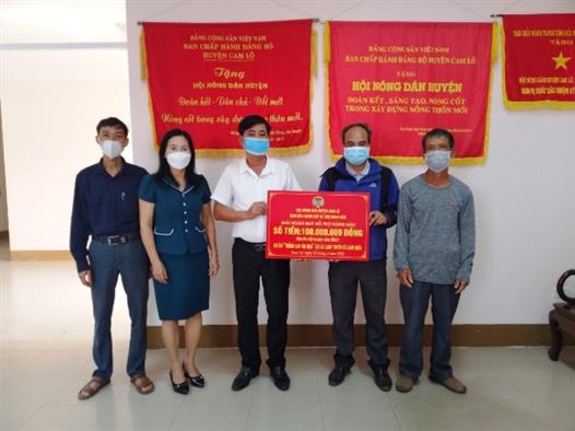 Hội Nông dân huyện Cam Lộ giải ngân Quỹ hỗ trợ nông dân tại 02 xã Cam Tuyền và Cam Hiếu