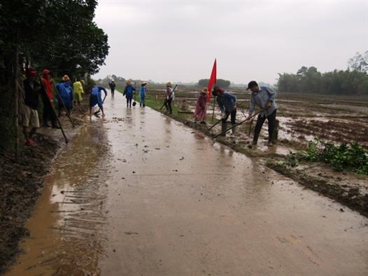 Hội Nông dân xã Triệu Long với công tác bảo vệ môi trường trong nông nghiệp và xây dựng nông thôn mới