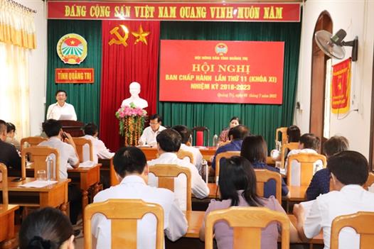 Hội nghị Ban Chấp hành Hội Nông dân tỉnh lần thứ 11, nhiệm kỳ (2018-2023)