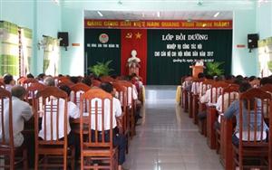 Khai giảng lớp bồi dưỡng nghiệp vụ công tác Hội năm  2017 cụm Hải Lăng, Triệu Phong và thị xã Quảng Trị.