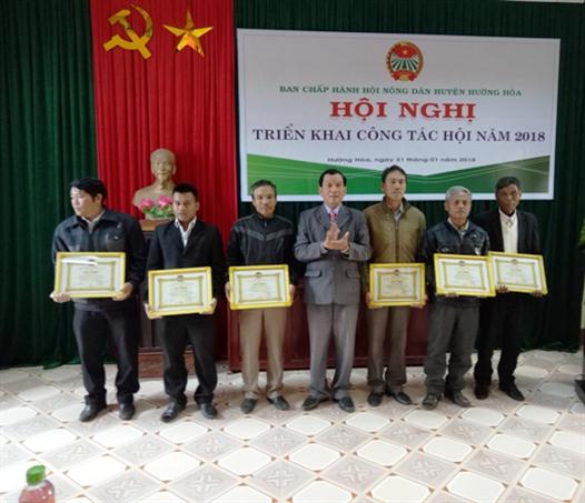 Hội Nông dân Hướng Hóa tổ chức tổng kết hoạt động năm 2017