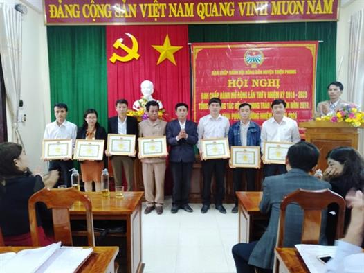 Hội Nông dân huyện Triệu Phong tổ chức hội nghị Ban Chấp hành lần thứ V (mở rộng)