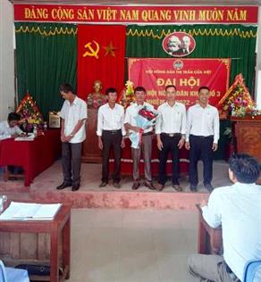 Đại hội chi Hội Nông dân khu phố 3, thị trấn Cửa Việt