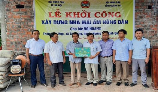 Lễ khởi công xây dựng nhà “Mái ấm nông dân” thị trấn Khe Sanh và xã Tân Long