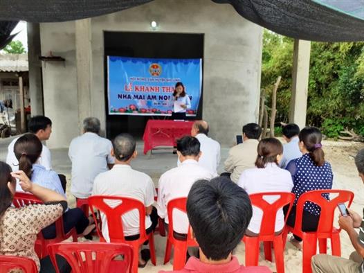 Lễ Khánh thành nhà mái ấm nông dân cho hội viên nông dân nghèo