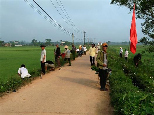 Nông dân Hải Lệ phát động nông dân trồng cây cau, xây dựng mô hình bảo vệ môi trường nông thôn