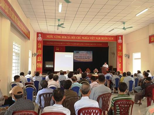 Hội Nông dân xã Hải Quy tổ chức tập huấn phòng, chống tác hại thuốc lá cho hội viên nông dân