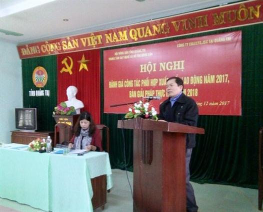 Hội nghị đánh giá công tác phối hợp xuất khẩu lao động năm 2017, triển khai nhiệm vụ 2018