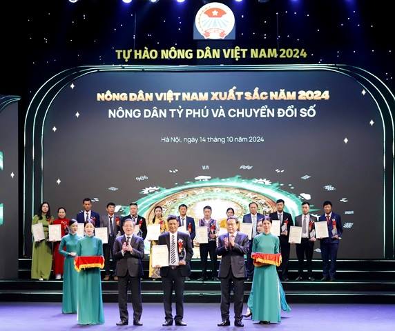 Trung ương Hội Nông dân Việt Nam: Vinh danh 63 Nông dân Việt Nam xuất sắc và biểu dương 63 HTX tiêu biểu toàn quốc năm 2024